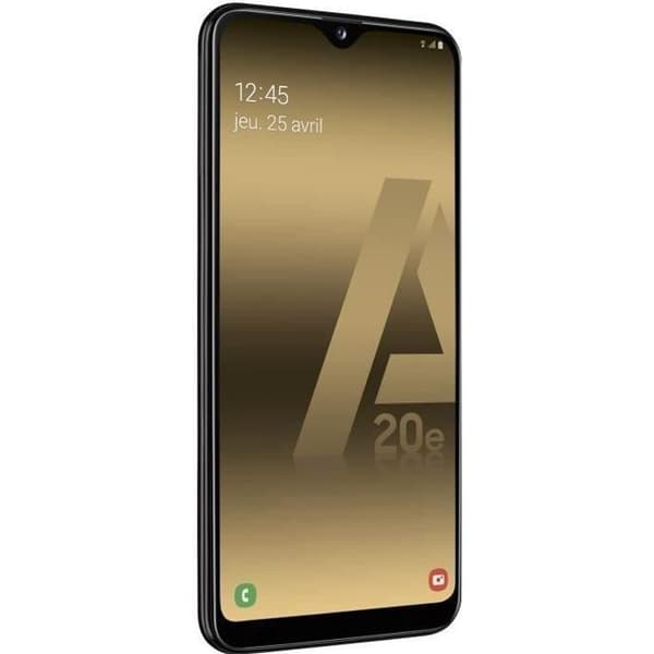 SAMSUNG Galaxy A20e 32 GB Svart - Dual sim - Renoverad - Mycket bra skick- REFURBISHED