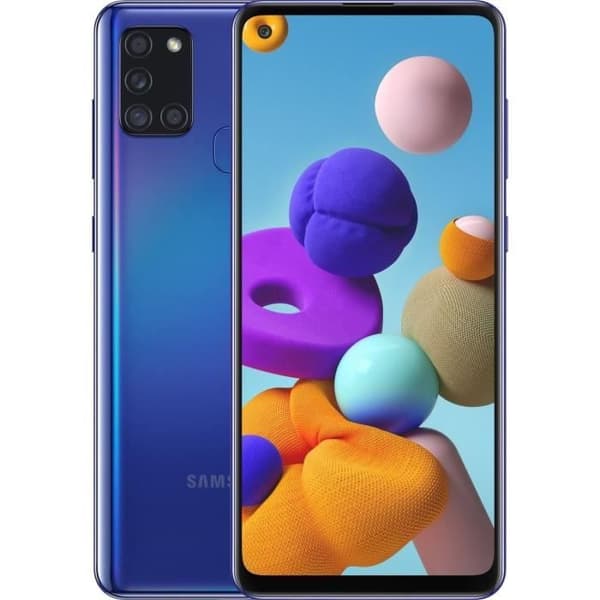 SAMSUNG Galaxy A21s Blå - Renoverad - Bra skick- REFURBISHED
