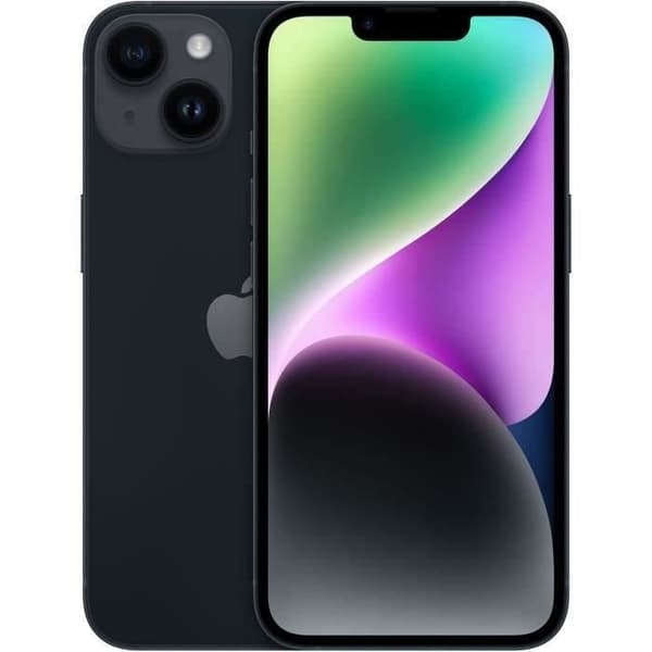 APPLE iPhone 14 128GB Midnight - Renoverad - Bra skick- REFURBISHED