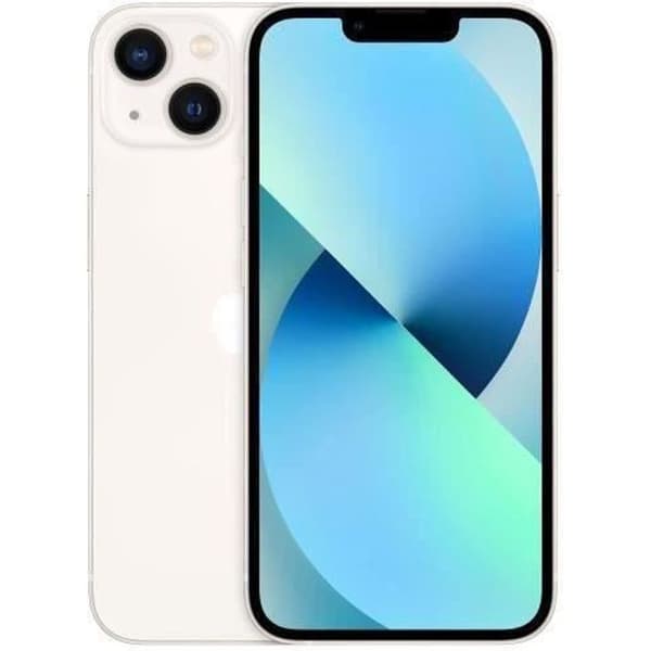 APPLE iPhone 13 128 GB Starlight (2021) - Renoverad - Mycket bra skick- REFURBISHED