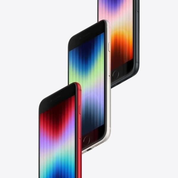 iPhone SE 5G 64GB Svart (2022) - Renoverad - Utmärkt skick- REFURBISHED