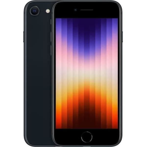 iPhone SE 5G 64GB Svart (2022) - Renoverad - Utmärkt skick- REFURBISHED