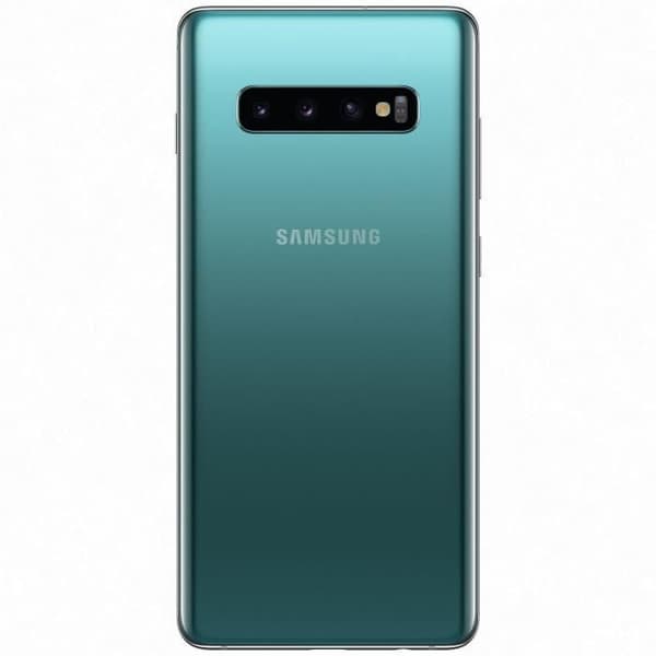 SAMSUNG Galaxy S10 + 128gb Grön - Dubbel sim - Renoverad - Utmärkt skick- REFURBISHED