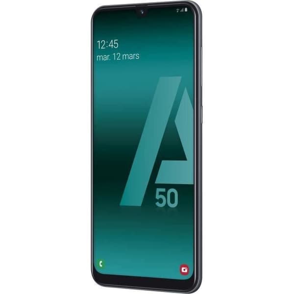 Samsung Galaxy A50 128 GB Svart - Dual SIM - Renoverad - Bra skick- REFURBISHED