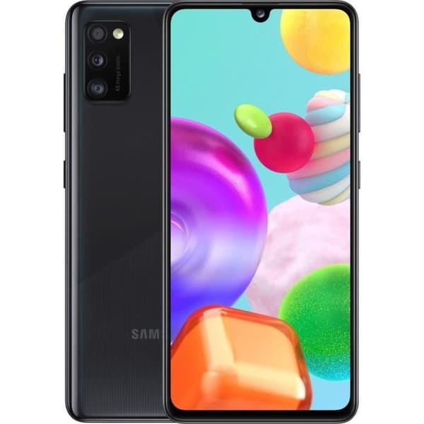 SAMSUNG Galaxy A41 Svart - Renoverad - Mycket bra skick- REFURBISHED