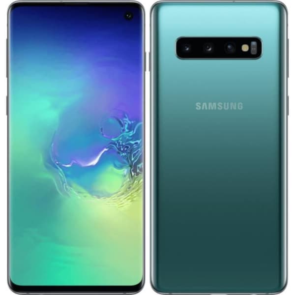 SAMSUNG Galaxy S10 128 GB Grön - Dual sim - Renoverad - Utmärkt skick- REFURBISHED