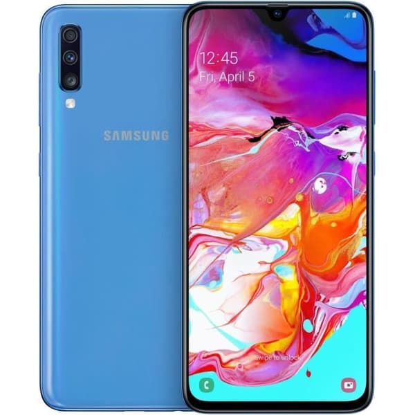 Samsung Galaxy A70 128GB, 6GB RAM Blå - Renoverad - Bra skick- REFURBISHED