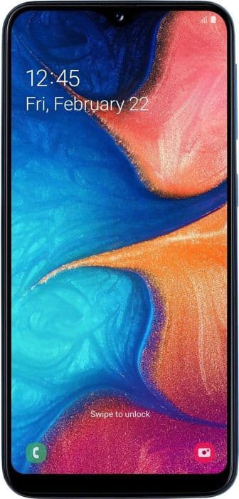 SAMSUNG Galaxy A20e 32 GB Blå - Dual sim - Renoverad - Bra skick- REFURBISHED