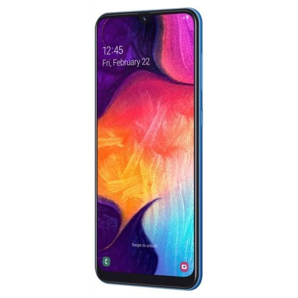 SAMSUNG Galaxy A50 128 GB Blå - Dual sim - Renoverad - Bra skick- REFURBISHED