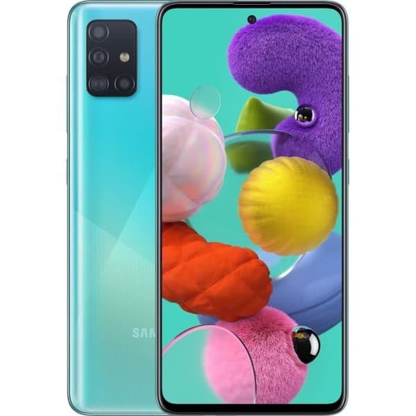 SAMSUNG Galaxy A51 Blå - Renoverad - Mycket bra skick- REFURBISHED