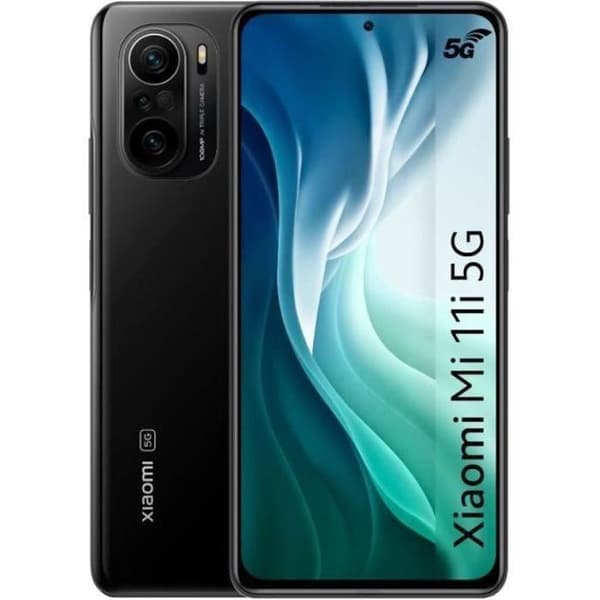 XIAOMI MI11i 256 GB svart (2021) - Renoverad - Mycket bra skick- REFURBISHED