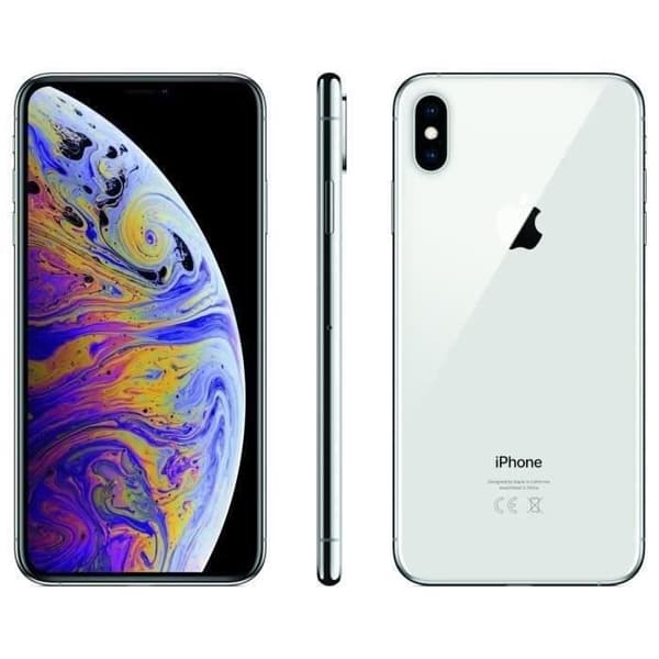 APPLE Iphone Xs Max 64GB Silver - Renoverad - Bra skick- REFURBISHED