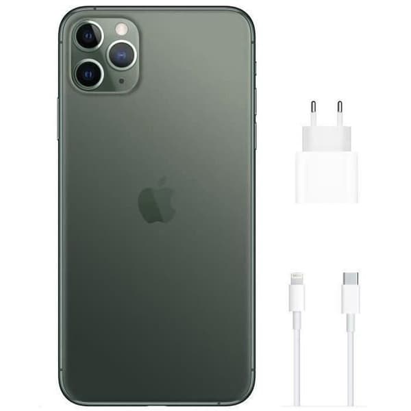 APPLE iPhone 11 Pro Max 512 GB Nattgrön - Renoverad - Bra skick- REFURBISHED