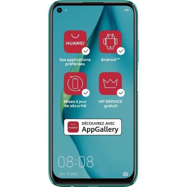 HUAWEI P40 Lite 128GB Grön - Renoverad - Utmärkt skick- REFURBISHED