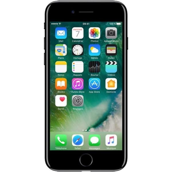 APPLE Iphone 7 128GB Jet Black - Renoverad - Mycket bra skick- REFURBISHED