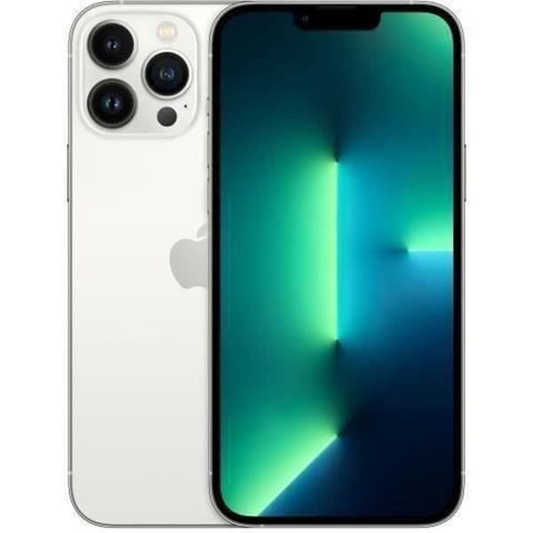 APPLE iPhone 13 Pro Max 128 GB Silver (2021) - Renoverad - Utmärkt skick- REFURBISHED