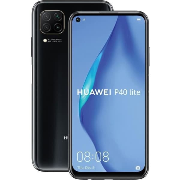 HUAWEI P40 Lite 128GB Svart - Renoverad - Bra skick- REFURBISHED