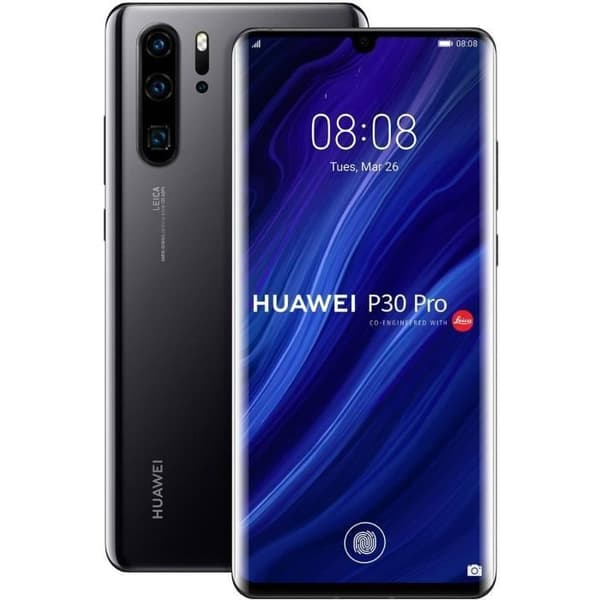 HUAWEI P30 Pro 128GB Svart - Renoverad - Mycket bra skick- REFURBISHED