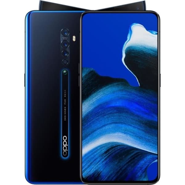 OPPO Reno2 Dual SIM 256 GB Luminous Black - Renoverad - Mycket bra skick- REFURBISHED