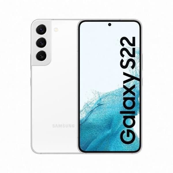 SAMSUNG GALAXY S22 128GB Vit - Renoverad - Mycket bra skick- REFURBISHED