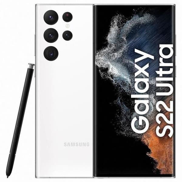 SAMSUNG GALAXY S22 Ultra 256GB Vit - Renoverad - Mycket bra skick- REFURBISHED