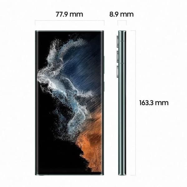 SAMSUNG Galaxy S22 Ultra 128GB Grön - Renoverad - Bra skick- REFURBISHED