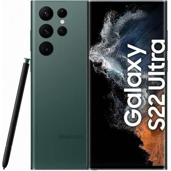 SAMSUNG GALAXY S22 Ultra 256GB 5G Grön - Renoverad - Utmärkt skick- REFURBISHED