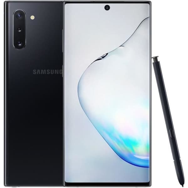 SAMSUNG Galaxy Note 10 256 GB Svart - Dual sim - Renoverad - Bra skick- REFURBISHED