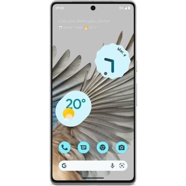 GOOGLE Pixel 7 Pro - 128 GB - Vit (2022) - Renoverad - Utmärkt skick- REFURBISHED