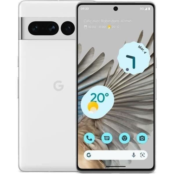 GOOGLE Pixel 7 Pro - 128 GB - Vit (2022) - Renoverad - Utmärkt skick- REFURBISHED