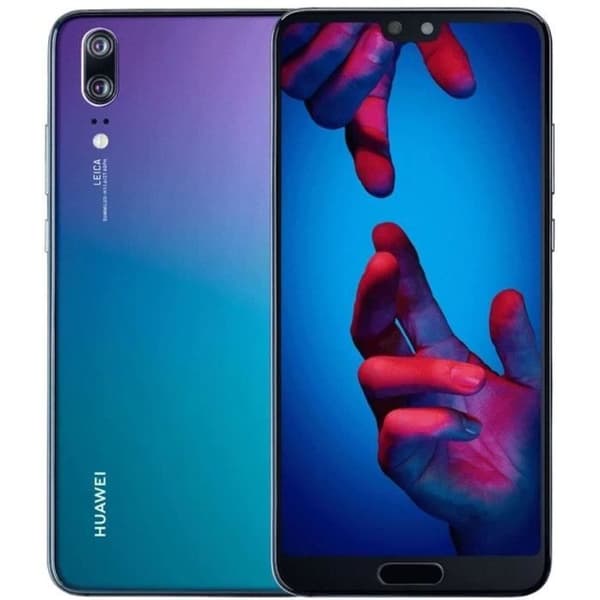 HUAWEI P20 Dual SIM 128 GB Twilight - Renoverad - Mycket bra skick- REFURBISHED