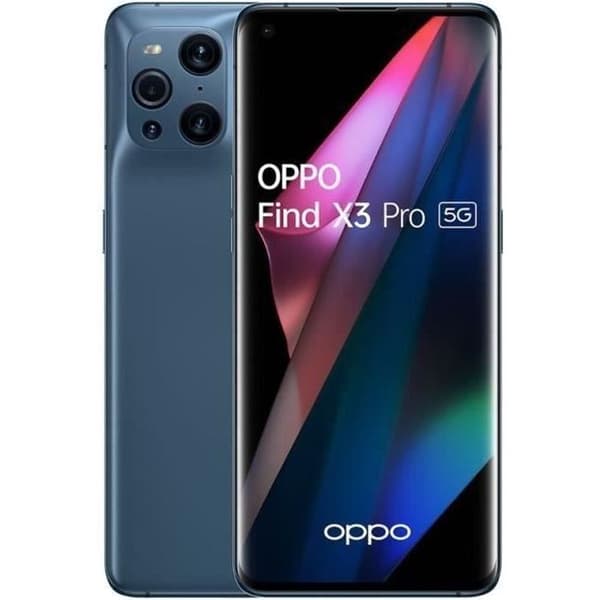 OPPO Find X3 Pro 5G 256GB Blue (2021) - Renoverad - Bra skick- REFURBISHED