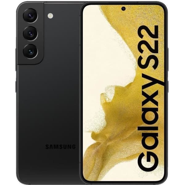 SAMSUNG Galaxy S22 5G Dual SIM 128 GB Svart - Renoverad - Utmärkt skick- REFURBISHED