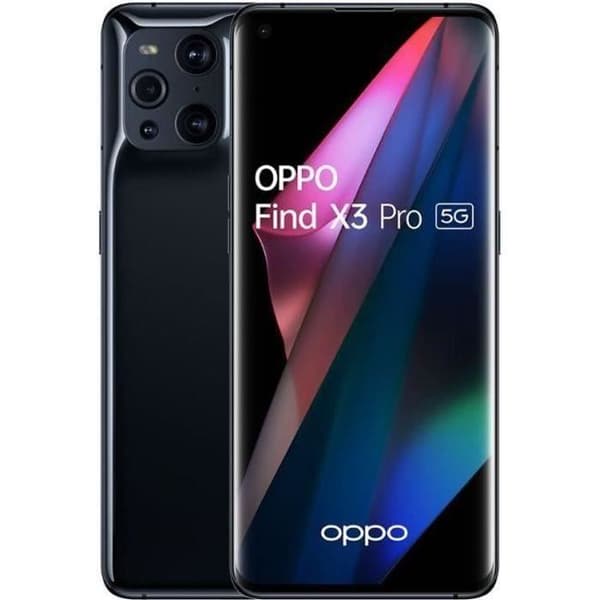 OPPO Find X3 Pro 5G 256GB Svart (2021) - Renoverad - Mycket bra skick- REFURBISHED