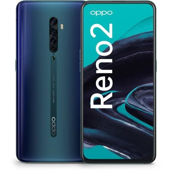 OPPO Reno2 Dual SIM 256 GB Ocean Blue - Renoverad - Bra skick- REFURBISHED