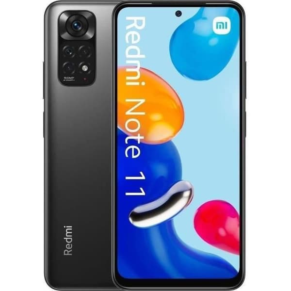 XIAOMI Redmi Note 11 64GB 4G Grå - Renoverad - Mycket bra skick- REFURBISHED