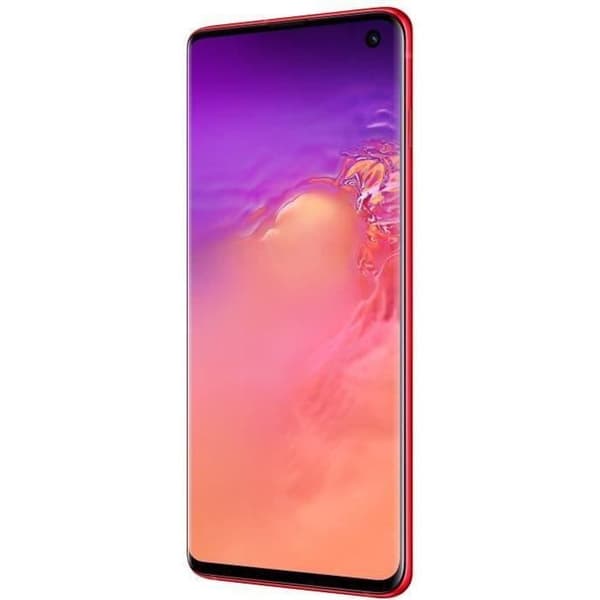SAMSUNG Galaxy S10+ 128 GB Röd - Dual sim - Renoverad - Mycket bra skick- REFURBISHED