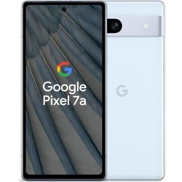Google Pixel 7A Blue (2023) - Renoverad - Mycket bra skick- REFURBISHED