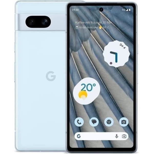 Google Pixel 7A Blue (2023) - Renoverad - Mycket bra skick- REFURBISHED