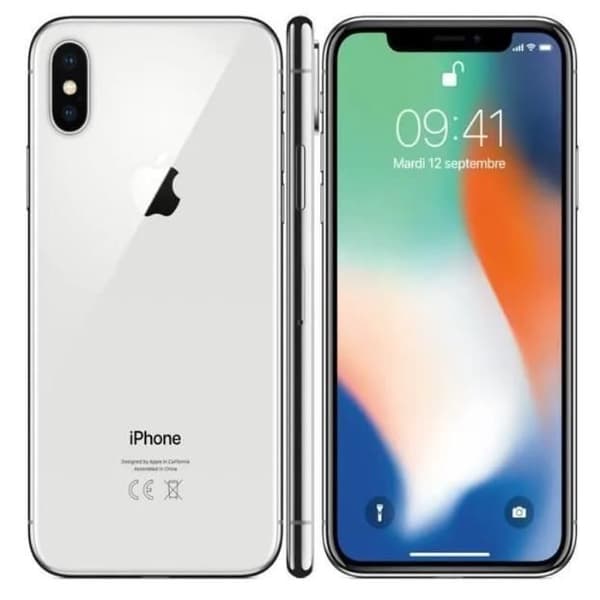 APPLE Iphone X 64GB Silver - Renoverad - Bra skick- REFURBISHED