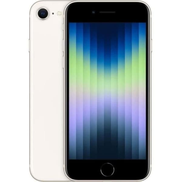iPhone SE 5G 128GB Vit (2022) - Renoverad - Mycket bra skick- REFURBISHED