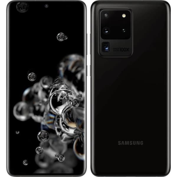 SAMSUNG Galaxy S20 Ultra 128 GB 5G Svart - Renoverad - Bra skick- REFURBISHED