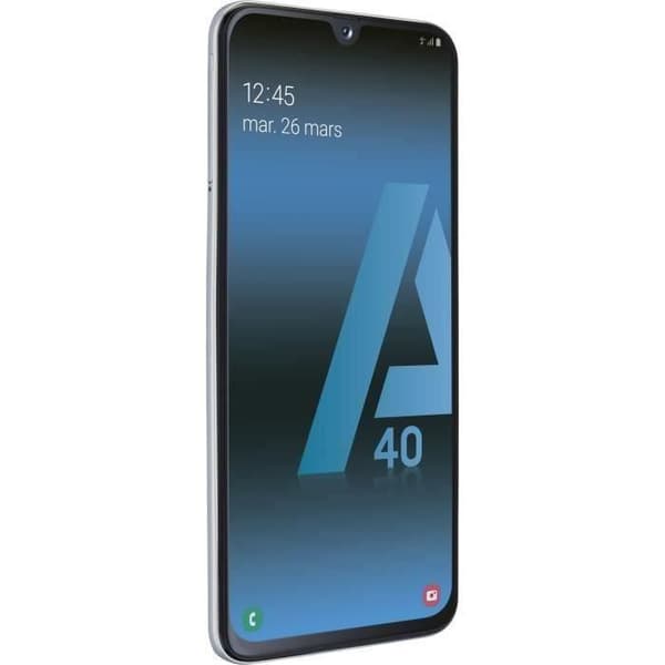 SAMSUNG Galaxy A40 64 GB Vit - Dual sim - Renoverad - Utmärkt skick- REFURBISHED Vit