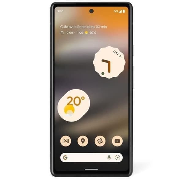 GOOGLE Pixel 6a Charcoal - 128 GB (2022) - Renoverad - Utmärkt skick- REFURBISHED