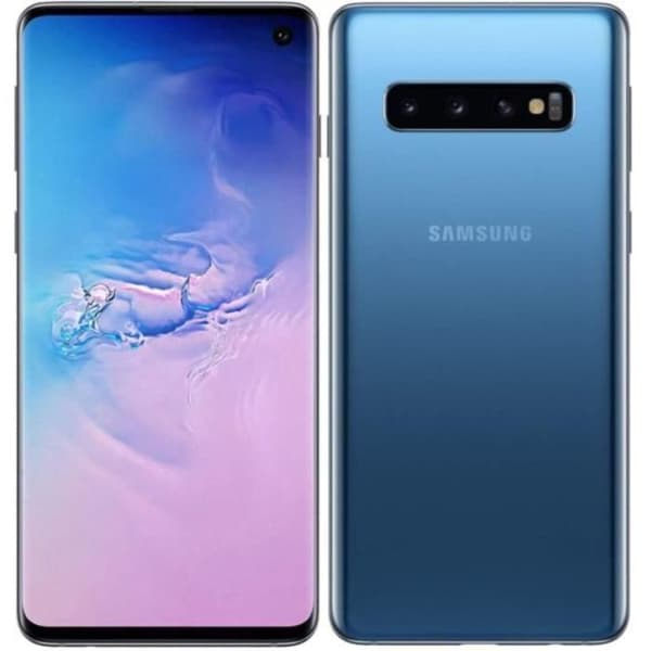 SAMSUNG Galaxy S10 (dual sim) 128 GB blå - Renoverad - Utmärkt skick- REFURBISHED