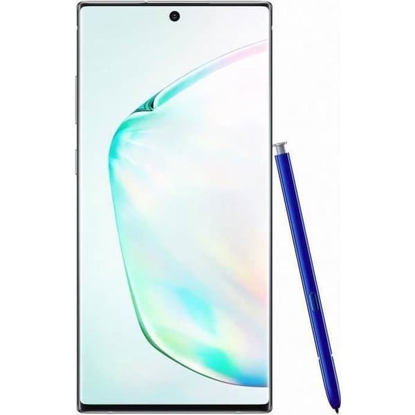 SAMSUNG Galaxy Note 10+ 256 GB Silver - Dual sim - Renoverad - Utmärkt skick- REFURBISHED