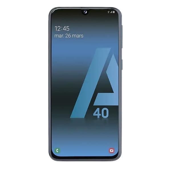 SAMSUNG Galaxy A40 64 GB Svart - Dual sim - Renoverad - Utmärkt skick- REFURBISHED