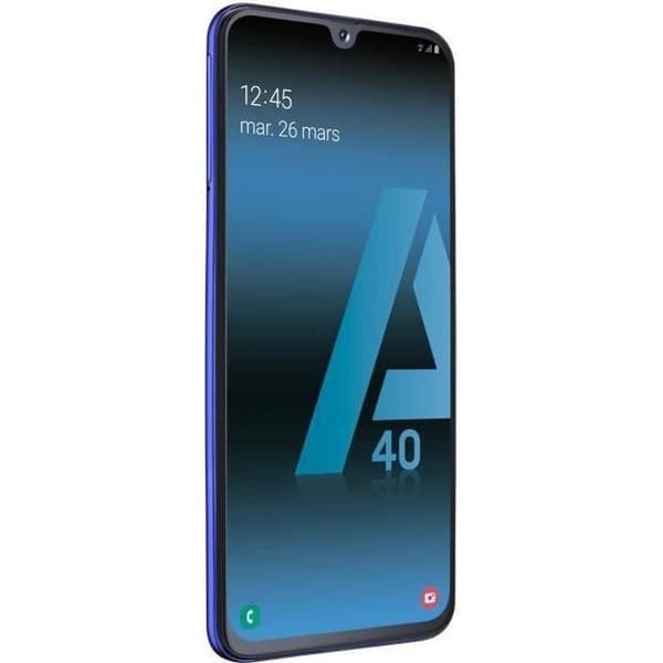 SAMSUNG Galaxy A40 64 GB Blå - Dual sim - Renoverad - Mycket bra skick- REFURBISHED Korall
