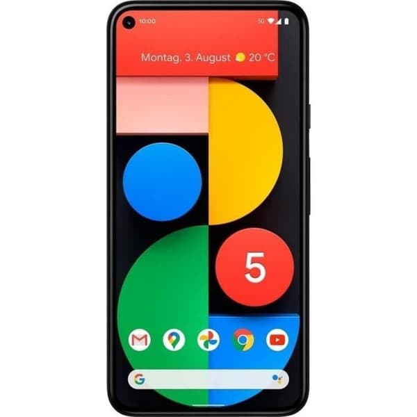 GOOGLE Pixel 5 128 GB Svart - Renoverad - Mycket bra skick- REFURBISHED