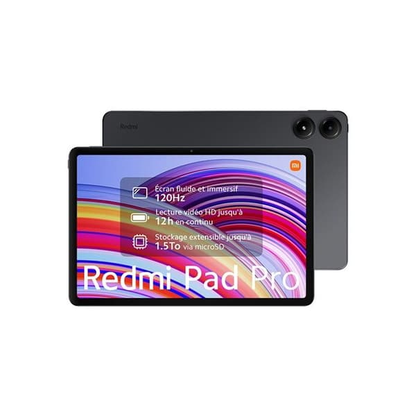 Taktile Tablet - XIAOMI - Redmi PAD Pro - 12.1" - 6 Go RAM - 128 Go ROM grafit, Grå